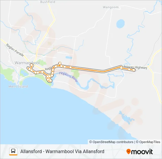 9 Bus Line Map