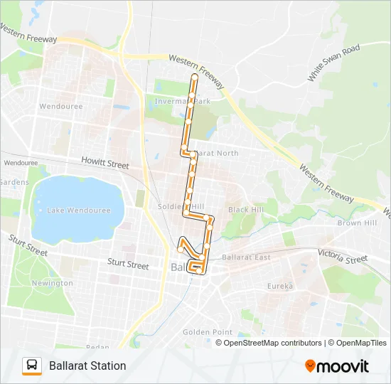 13 Bus Line Map