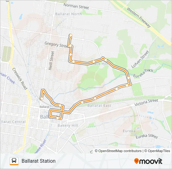14 Bus Line Map
