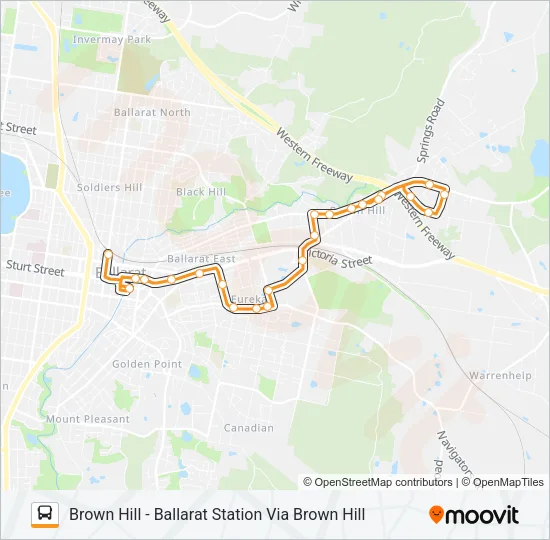15 Bus Line Map