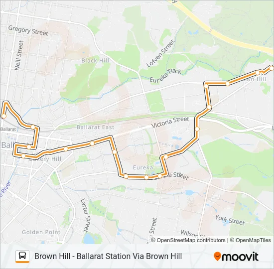 15 Bus Line Map