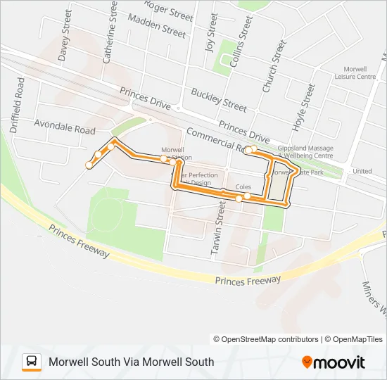 20 Bus Line Map