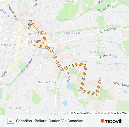 20 Bus Line Map