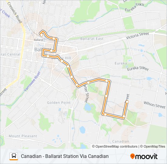 Mapa de 20 de autobús