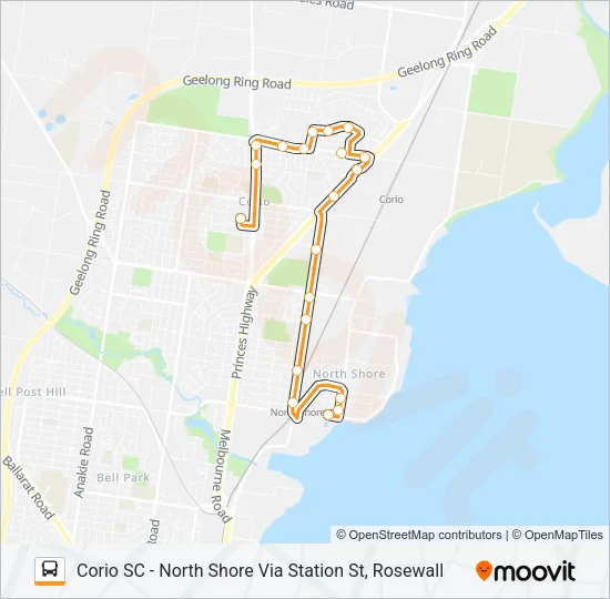 23 Bus Line Map