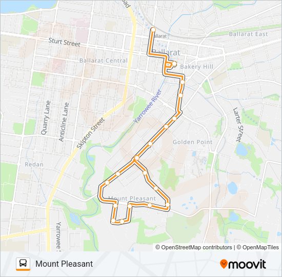 23 Bus Line Map