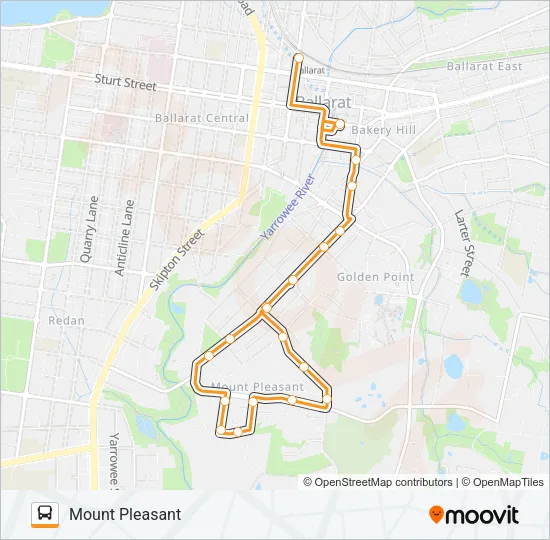 23 Bus Line Map