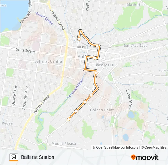 23 Bus Line Map