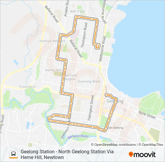 24 Bus Line Map