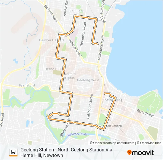 24 Bus Line Map