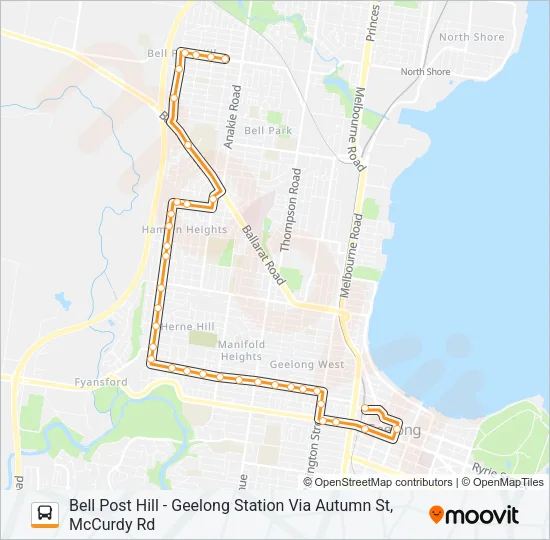25 Bus Line Map