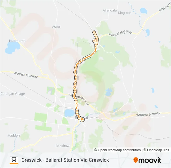 30 Bus Line Map