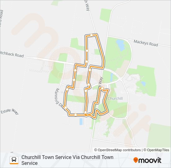 30 Bus Line Map