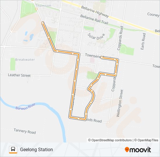 31 Route: Schedules, Stops & Maps - Geelong Station (Updated)