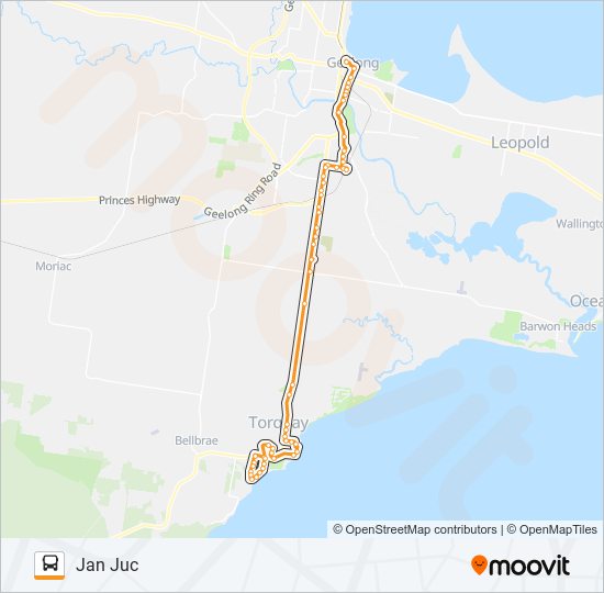 51 Route Schedules Stops Maps Jan Juc Updated 