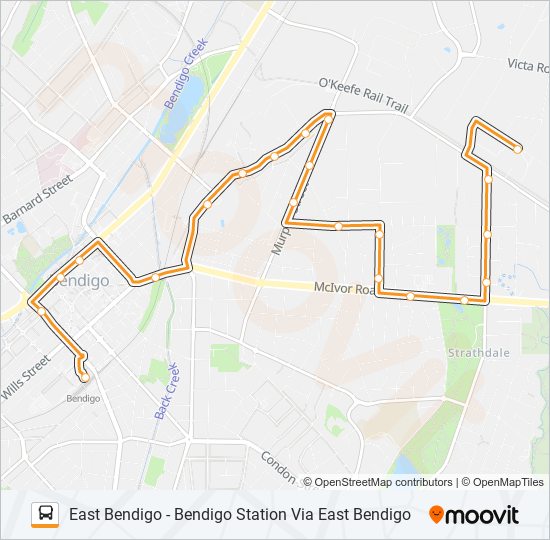 Mapa de 60 de autobús