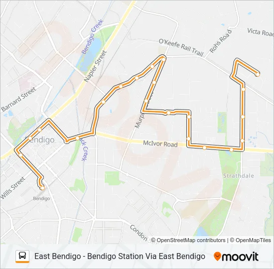 60 Bus Line Map