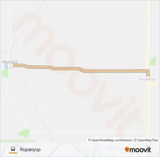 RUPANYUP VIA RUPANYUP Bus Line Map