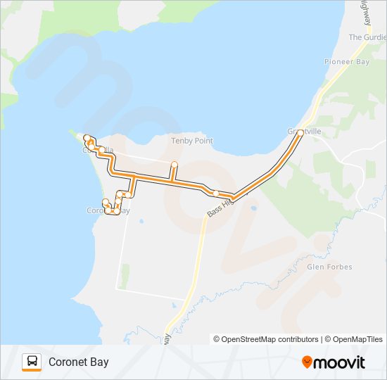 grantville bay via grantville Route Schedules, Stops & Maps