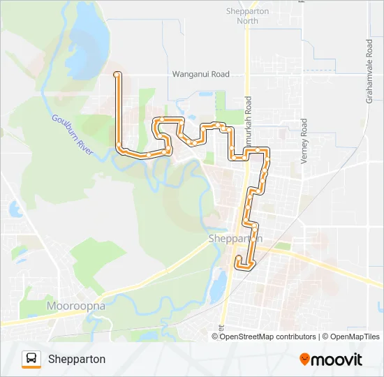 3 Bus Line Map