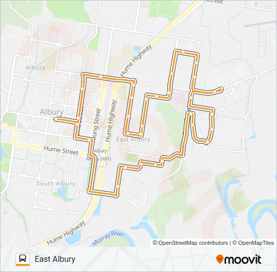 NSW903 Bus Line Map