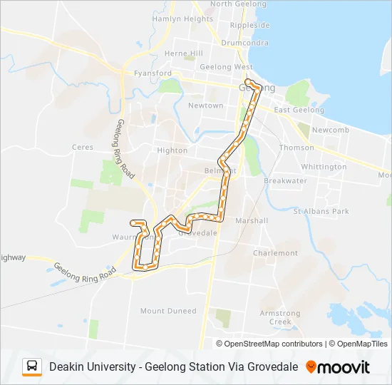 Bus 41 Route Map 41 Route: Schedules, Stops & Maps - Deakin University (Updated)