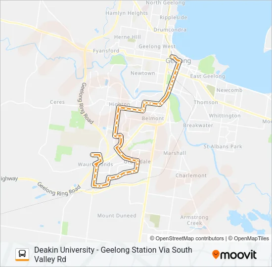 42 Bus Line Map