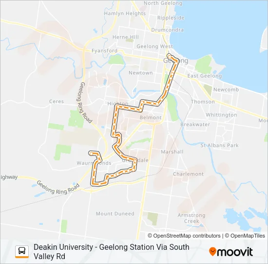 42 Bus Line Map