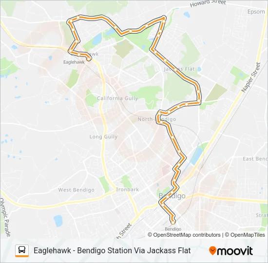 51 Bus Line Map