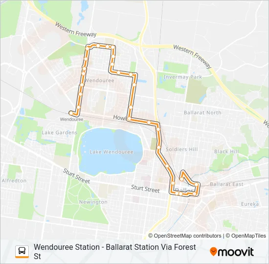 12 Bus Line Map