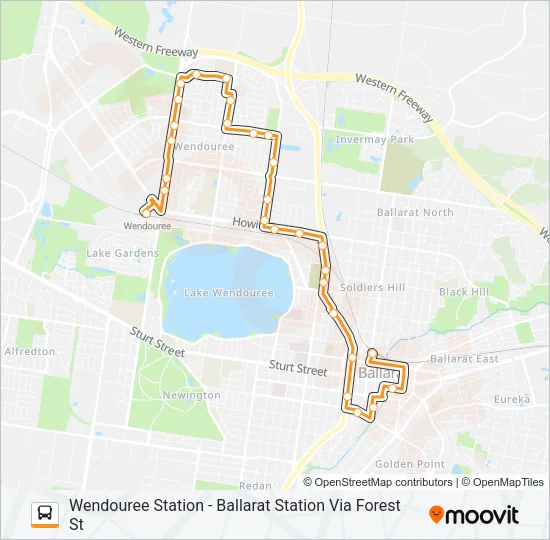 12 Bus Line Map