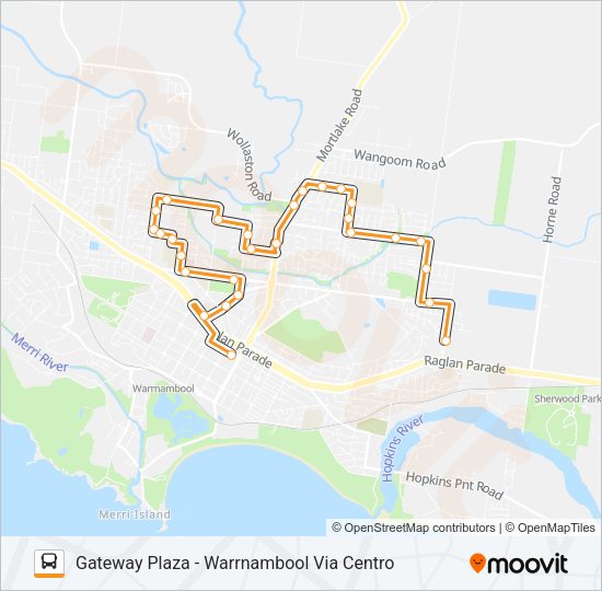 2 Bus Line Map