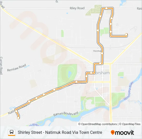 1 Bus Line Map