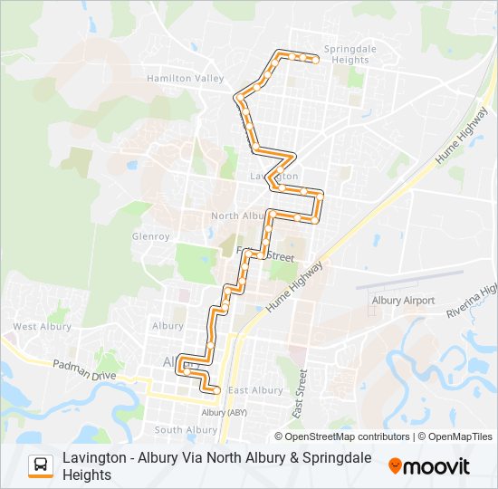 NSW906 bus Line Map