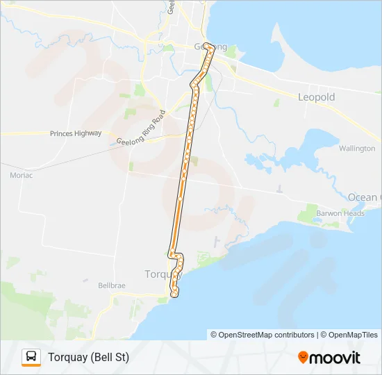 53 Bus Line Map