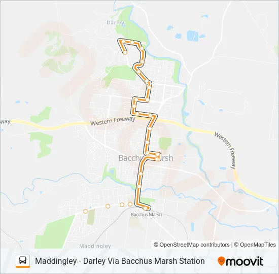 433 Bus Line Map