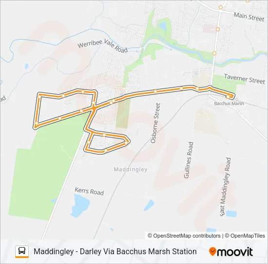 433 Bus Line Map