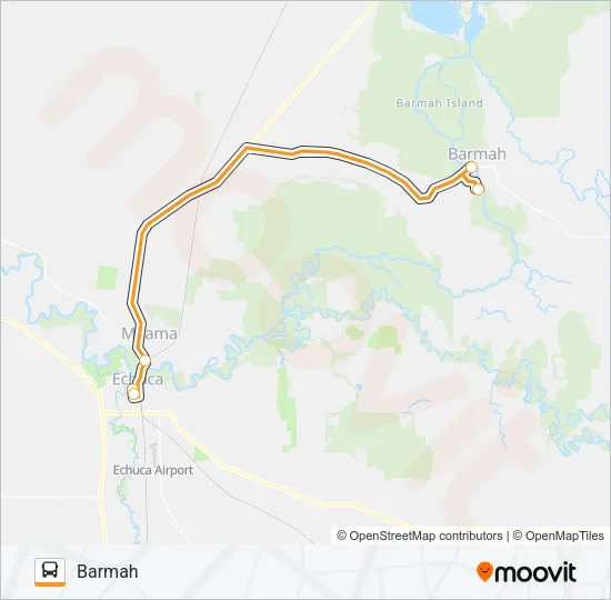 BARMAH 8 Bus Line Map