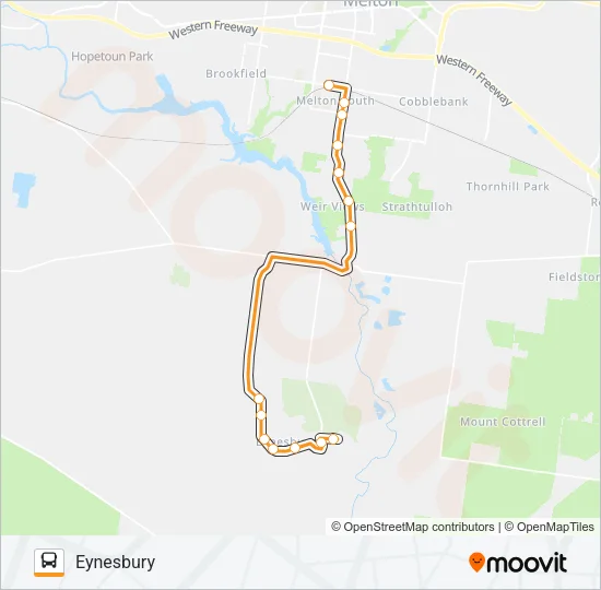 452 Bus Line Map