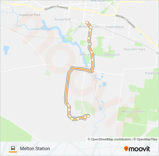 452 Bus Line Map