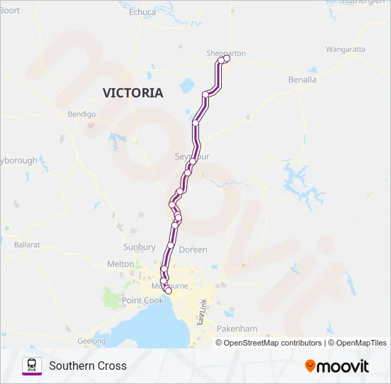 SEYMOUR Train Line Map