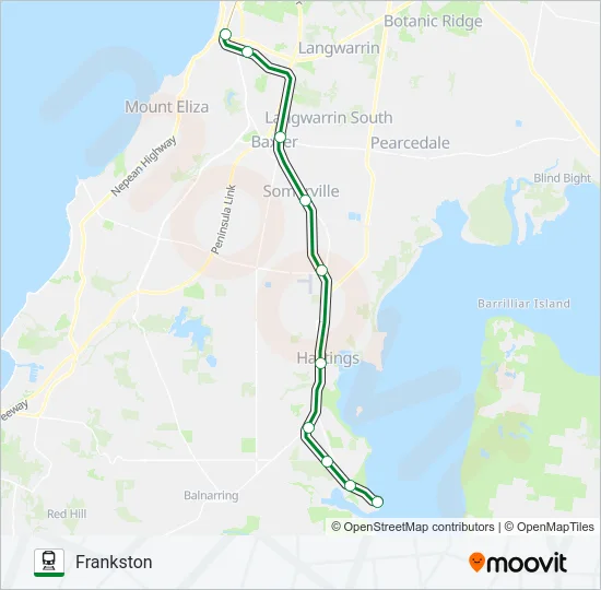 STONY POINT Train Line Map