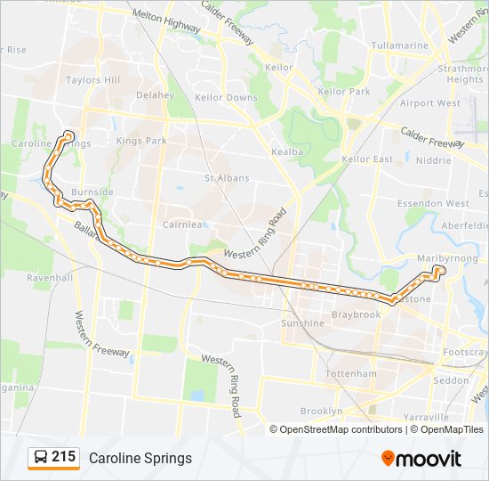 215 Route Schedules Stops Maps Caroline Springs Updated 215-route-schedules-stops-maps-caroline-springs-updated