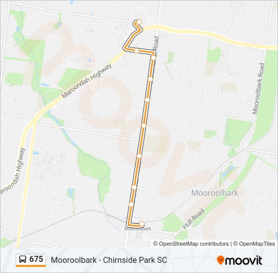 675 bus Line Map