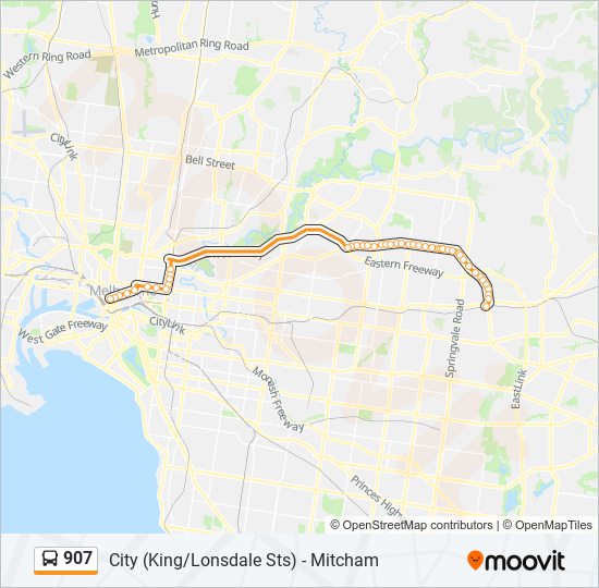 907 Route Schedules Stops Maps Mitcham Updated 