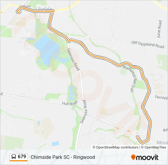679 Bus Line Map
