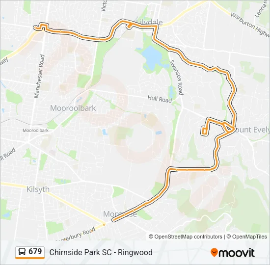 679 Bus Line Map