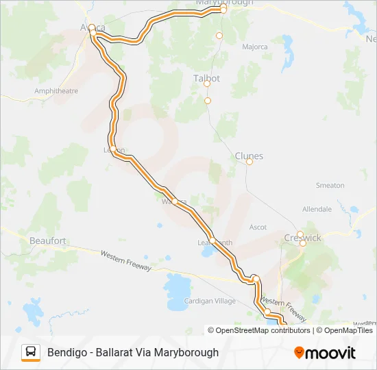 Maryborough Qld Bus Routes Map.pdf BENDIGO BALLARAT VIA MARYBOROUGH Route: Schedules, Stops & Maps ...