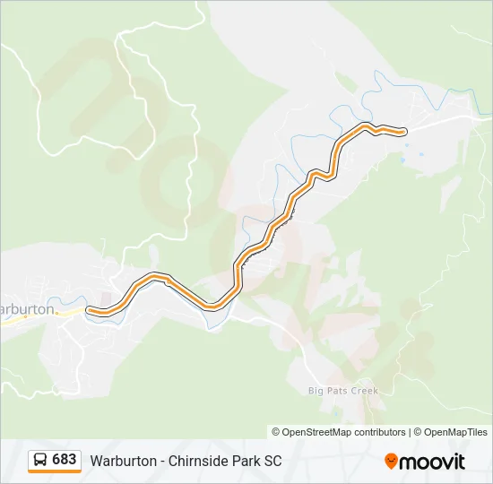 683 Bus Line Map