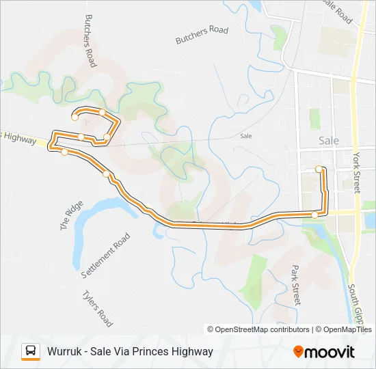 3 Bus Line Map